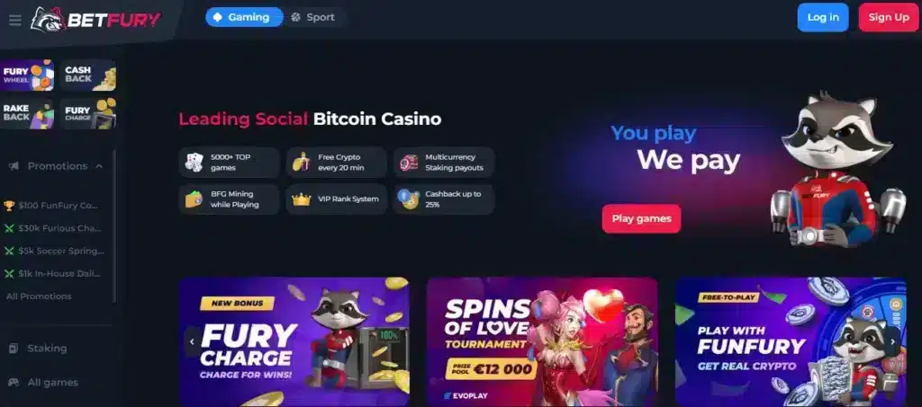 BetFury Casino arvostelu