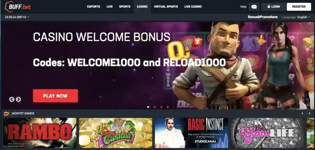 Buffbet Casino bonuskoodi