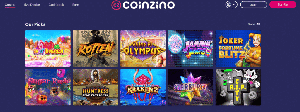 Coinzino Casino review