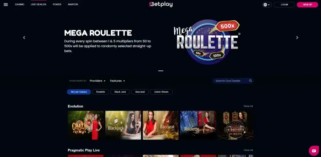 Betplay yksi johtavista nettipokerisivustoista  