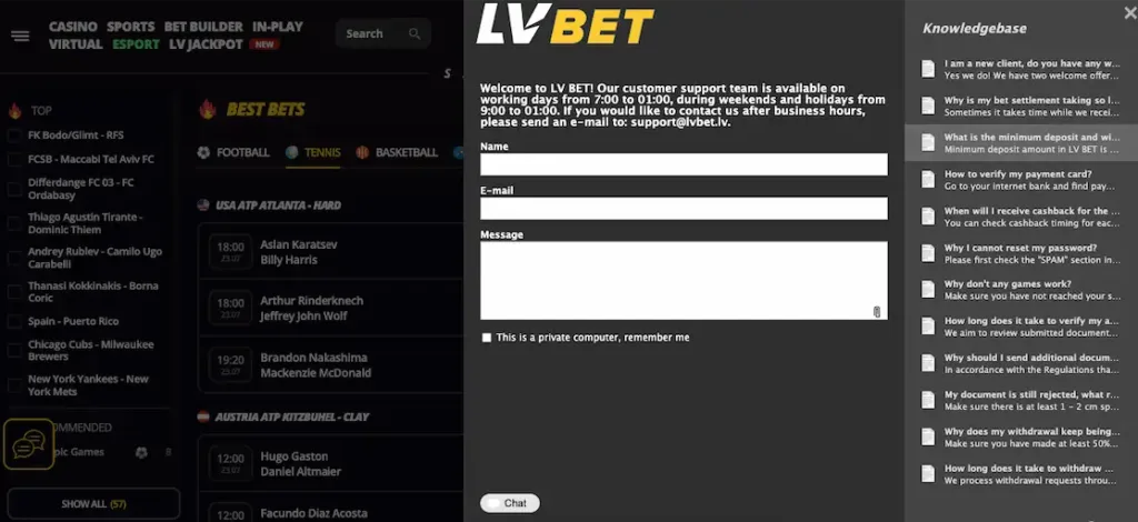 LVbet kokemuksia: asiakaspalvelu