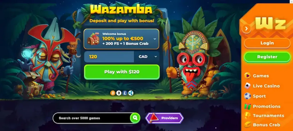 wazamba casino kokemuksia